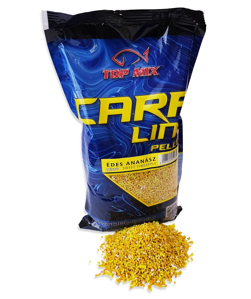 TOP MIX Carp Line Micro etető pellet - Édes Ananász