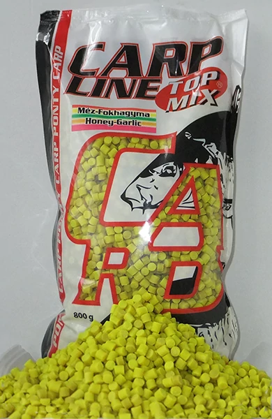 TOP MIX Carp Line Fluoro etető pellet Méz-Fokhagyma