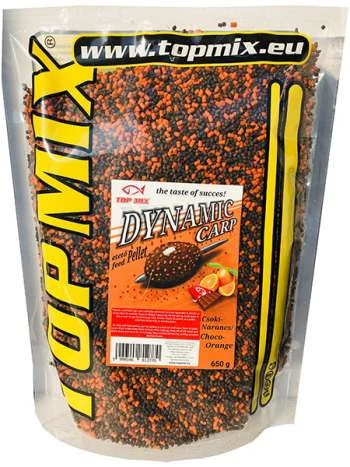 TOP MIX Dynamic Carp etető pellet Csoki-Narancs