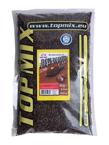 TOP MIX Dynamic Carp etető pellet Máj