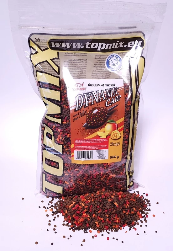 TOP MIX Dynamic Carp etető pellet Mangó