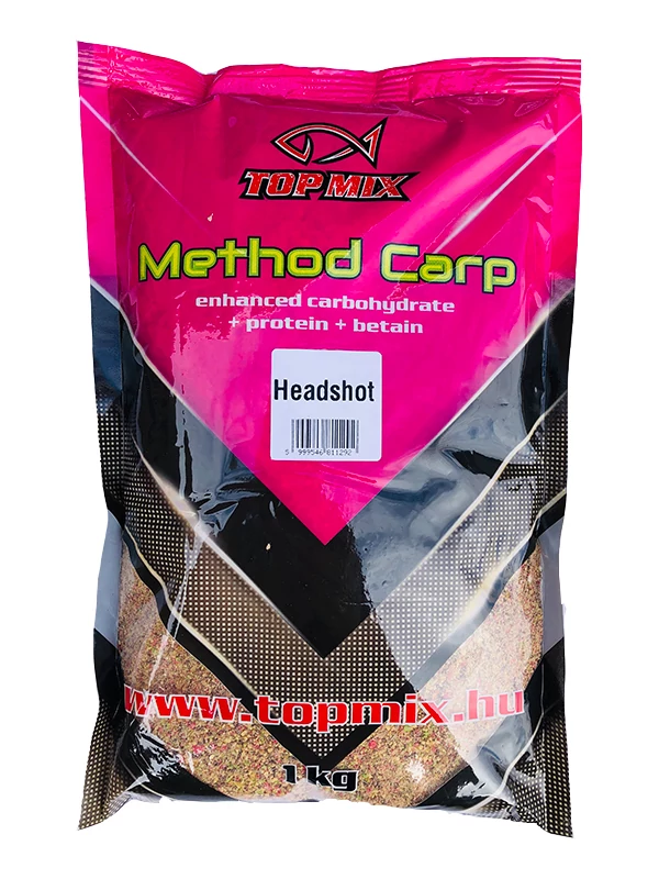 TOP MIX Method Carp Headshot Kéksajt-Kagyló Etetőanyag