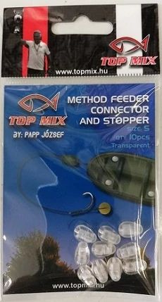 TOP MIX Method Feeder gyorskapocs fluo clear 