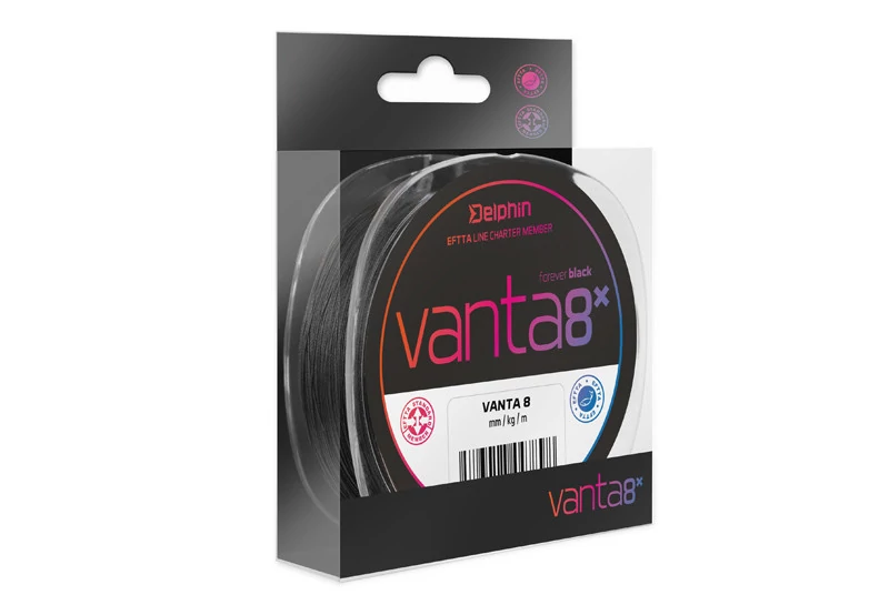 DELPHIN VANTA 8 0,20mm/11kg/130m Fonott zsinór