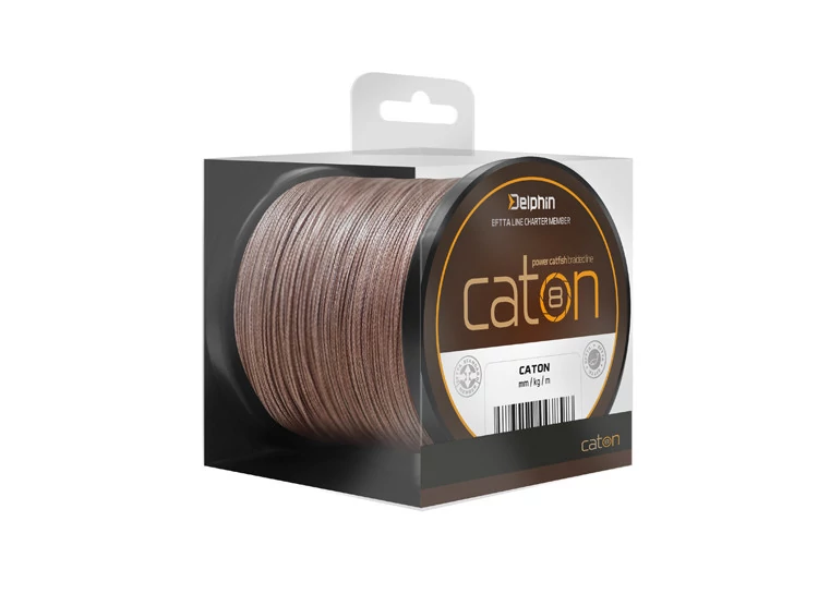 DELPHIN Caton barna 0,63mm/68,20kg/250m Harcsázó fonott zsinór