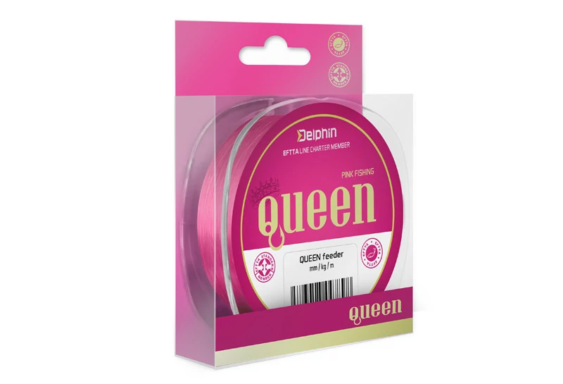 DELPHIN QUEEN Feeder zsínór Rózsaszín 0,25mm/5,0kg/300m
